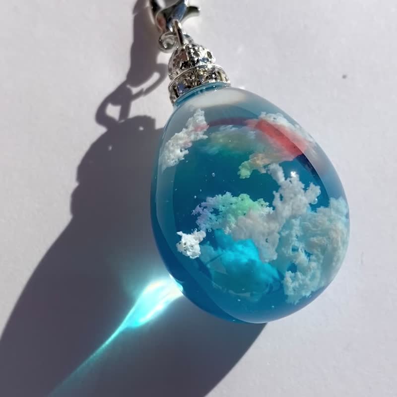 Cloud Resin Rainbow Bridge 1 Recommended String Pendant - Necklaces - Resin Multicolor