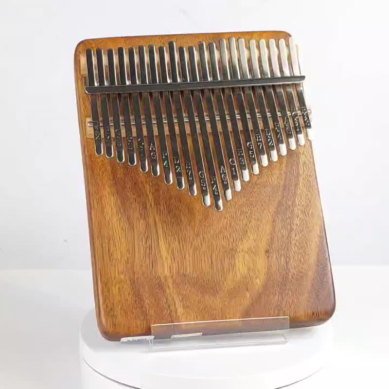 Taiwan Acacia Thumb Piano / KALIMBA / 21-tone Thumb Piano - Guitars & Music Instruments - Wood Gold