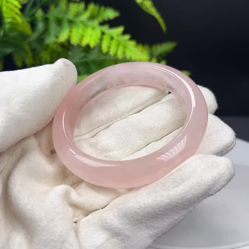 福利款 粉晶手镯 53MM - 手鍊/手環 - 水晶 粉紅色