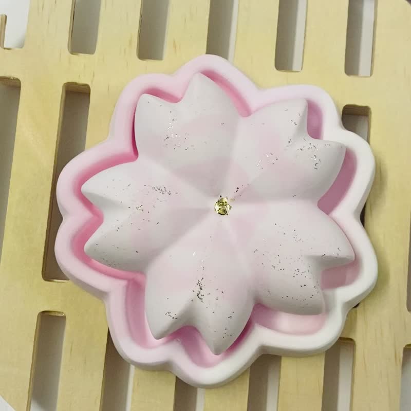 Cherry blossom aroma stone - Fragrances - Cement Pink