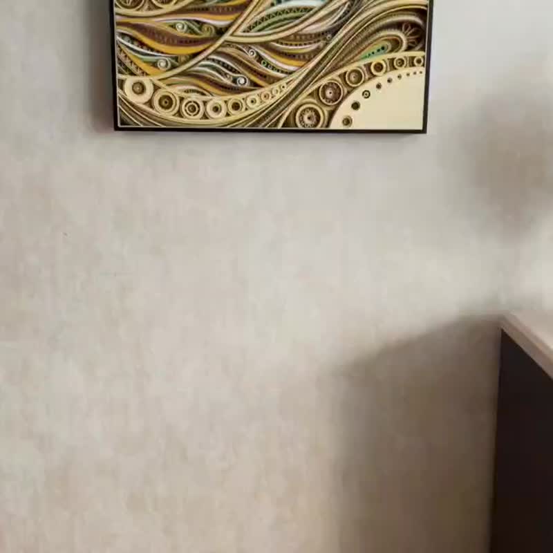 木製はしご彫刻-Ambilight | モダン シンプル リビングルーム 背景 壁 装飾画 玄関 廊下 吊り下げ 絵画 3D ステレオ - ウォールデコ・壁紙 - 木製 