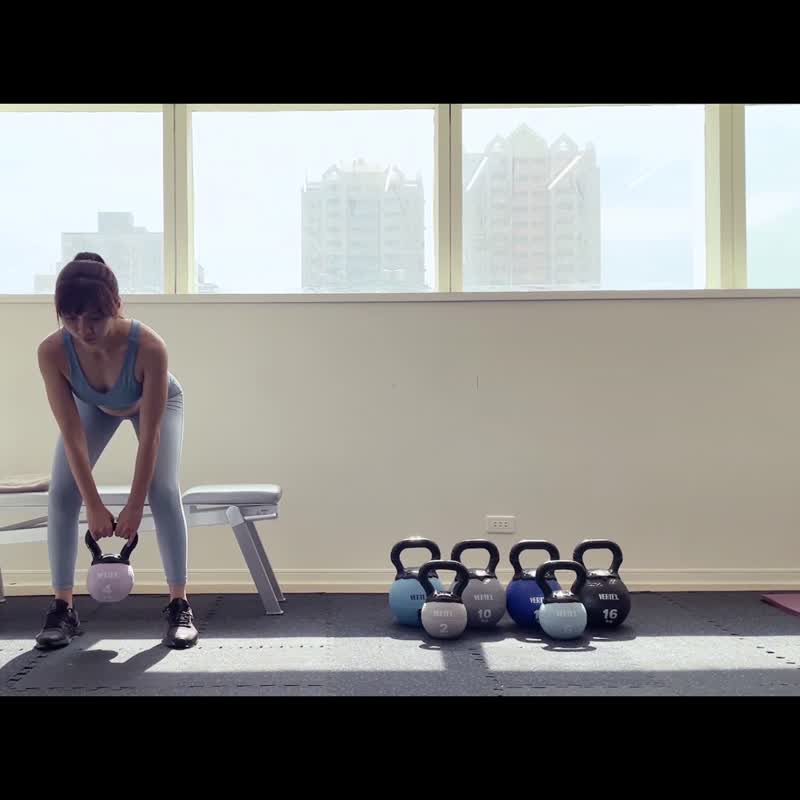 台灣製造 橡膠壺鈴8KG Kettlebell 安全壺鈴 居家健身 重量訓練 - 運動/健身器材 - 環保材質 