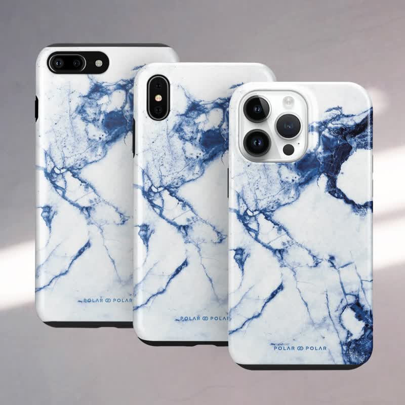 Indigo Vase | iPhone MagSafe Phone Case - Phone Cases - Plastic Blue