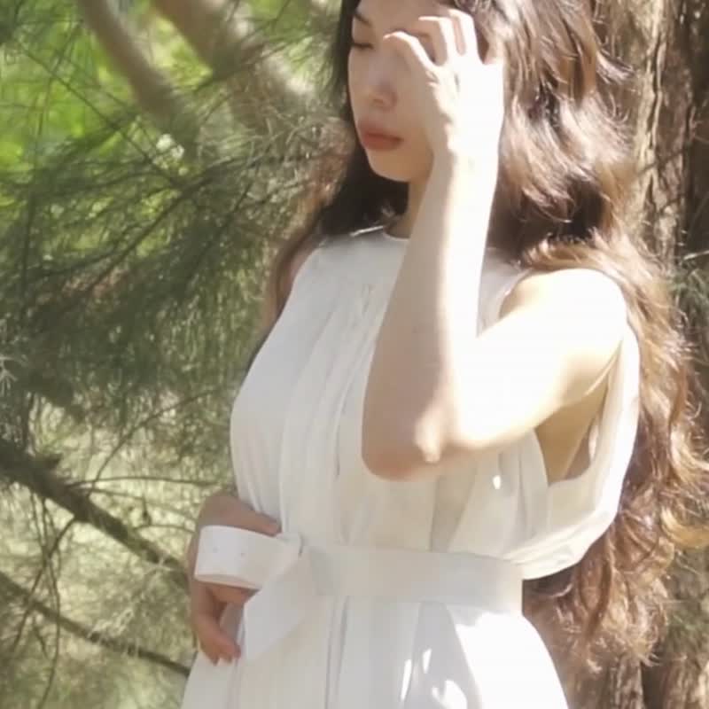 兩穿連身傘裙       輕婚紗首選 - 洋裝/連身裙 - 其他材質 白色