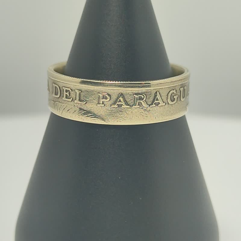 Paraguay Coin Ring 50 Guarani 1995-2005 coin rings for men coin rings for women - แหวนทั่วไป - โลหะ 