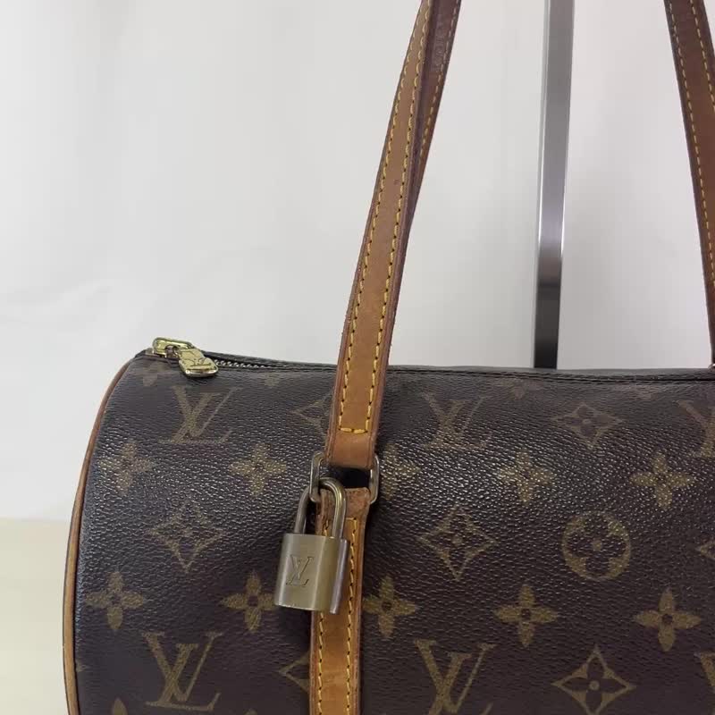 Louis Vuitton ルイヴィトン パピヨン 30 モノグラム ハンドバッグ ポーチ付き M51385 - 手提包/手提袋 - 真皮 咖啡色