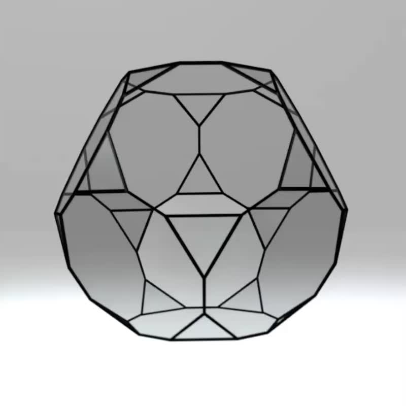 Digital drawing for printing 031. Stained glass terrarium sphere. DIY terrarium - 圖文模板設計 - 其他材質 