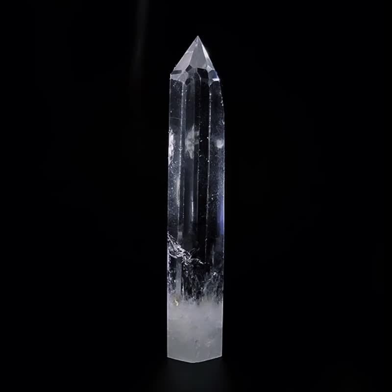 NO.20 激光雷射手術刀藍針白水晶激光柱水晶柱137*28.6MM OLINA