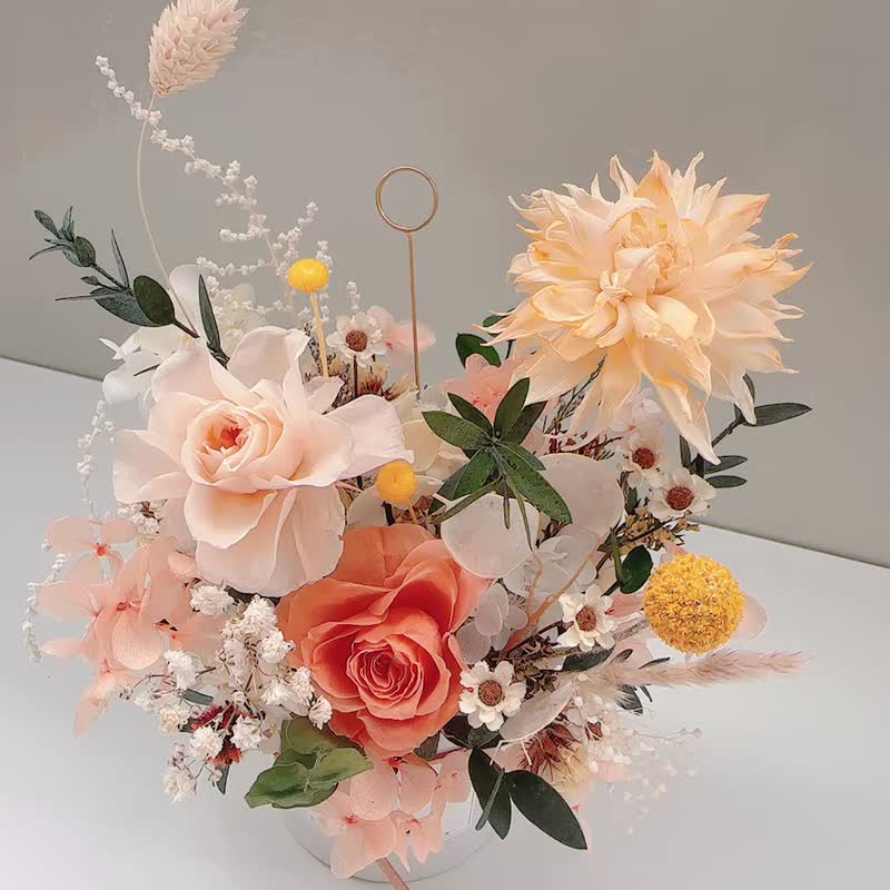 美好時光 | 光日常在-開幕花禮、新居落成賀禮、永生花、花禮、桌 - 乾燥花/永生花 - 植物．花 多色