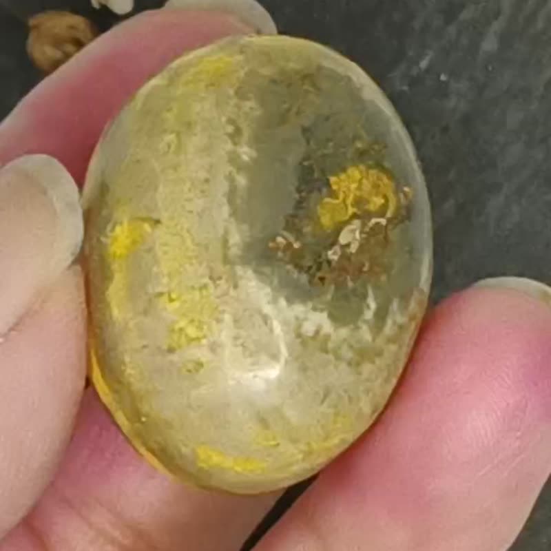 大黃蜂石Bumblebee Jasper 單顆滾石/手把件/療癒石/礦石/水晶單 - 其他 - 水晶 