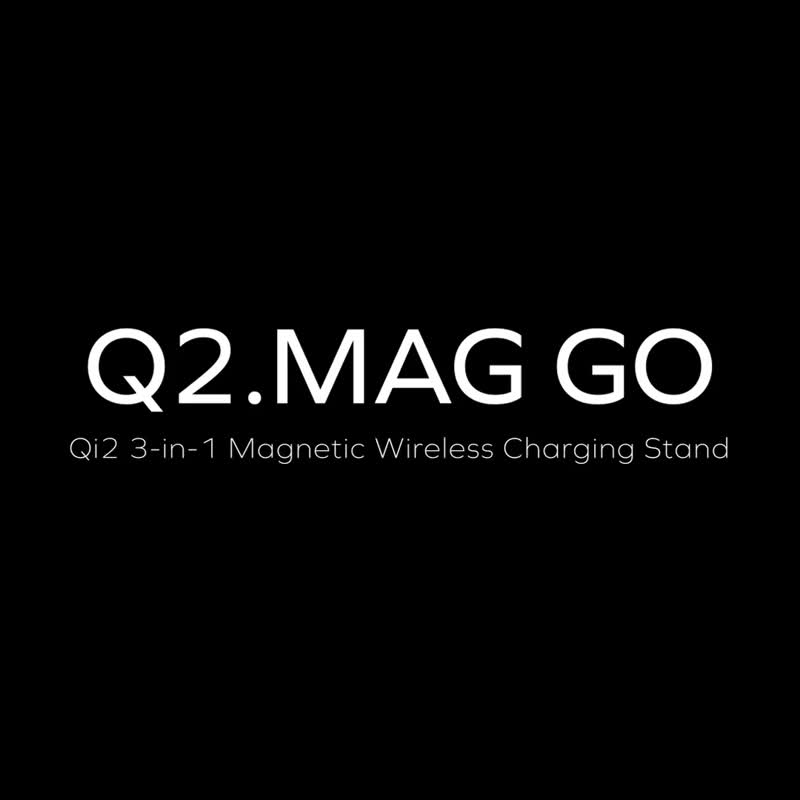 Momax Q2.Mag 25W Qi2 3-in-1 Magnetic Wireless Charging Stand UD31 - Phone Charger Accessories - Other Metals Gold