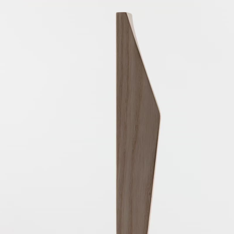 無垢材ハンドルのベベル – リング - 置物 - 木製 