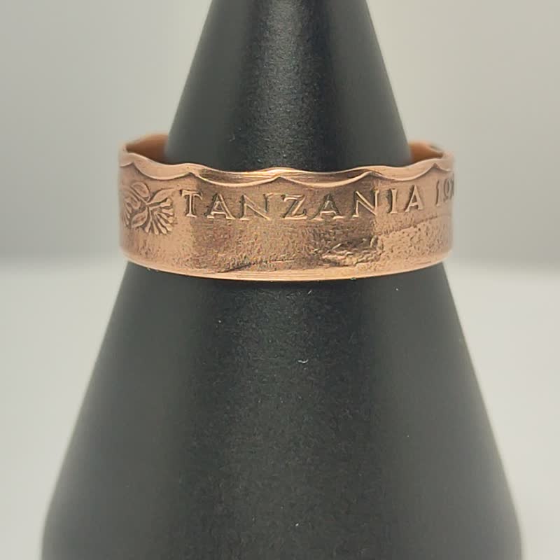 Tanzania Coin Ring 5 senti 1966-1984 coin rings for men coin rings for women - General Rings - Other Metals 