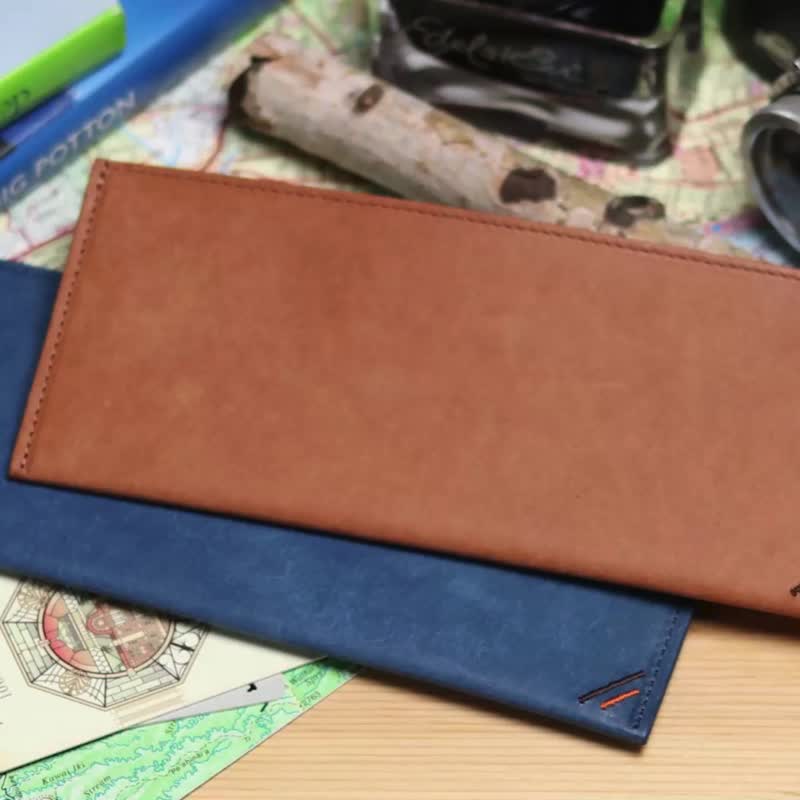 革職人 LEATHER FACTORY【MARGOT Slim Long Wallet】Made in Japan - กระเป๋าสตางค์ - หนังแท้ หลากหลายสี