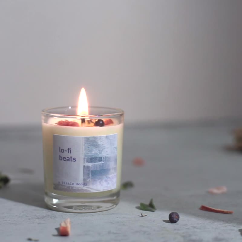 Monthly Candle—No.7—lo-fi beats  Wishes Fragrance - Fragrances - Essential Oils Purple