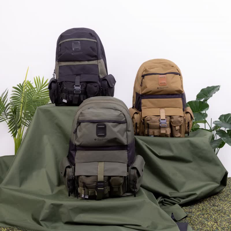 【RITE】TT05 submarine bag series submarine bag-back backpack with detachable side backpack mountaineering bag - Backpacks - Nylon 