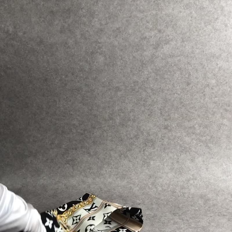 【 日本直送　名牌中古包 】LOUIS VUITTON ルイヴィトン モノグラム スカーフ ブラック×ホワイト シルク バンドーコンフィデンシャル un2uwf - 絲巾 - 絲．絹 黑色