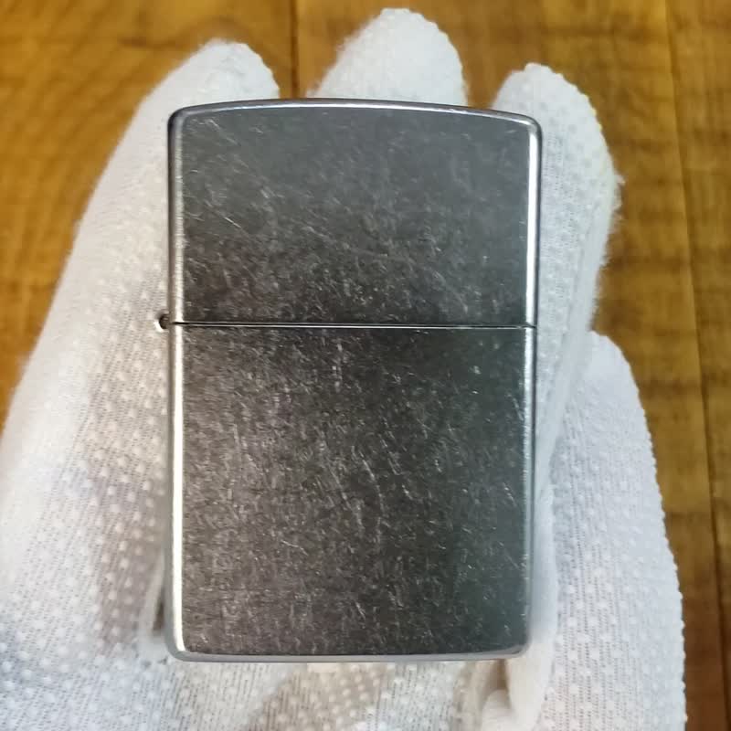 [ZIPPO Official Flagship Store] Classic Flower Sand Windproof Lighter 207 - Other - Copper & Brass Silver