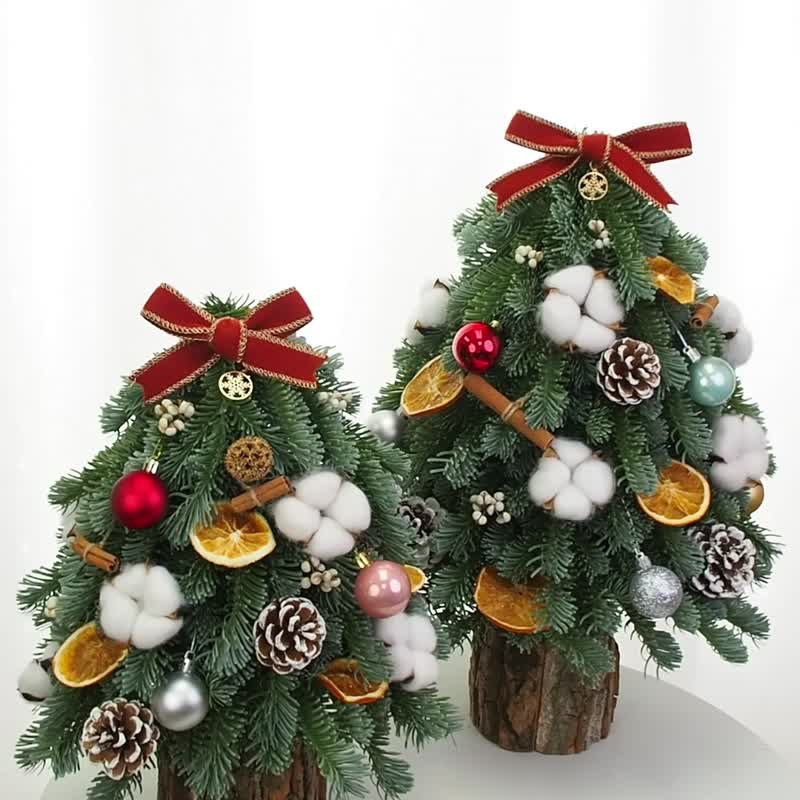 Fresh Dutch Noble Pine Christmas Tree - ตกแต่งต้นไม้ - พืช/ดอกไม้ สีเขียว