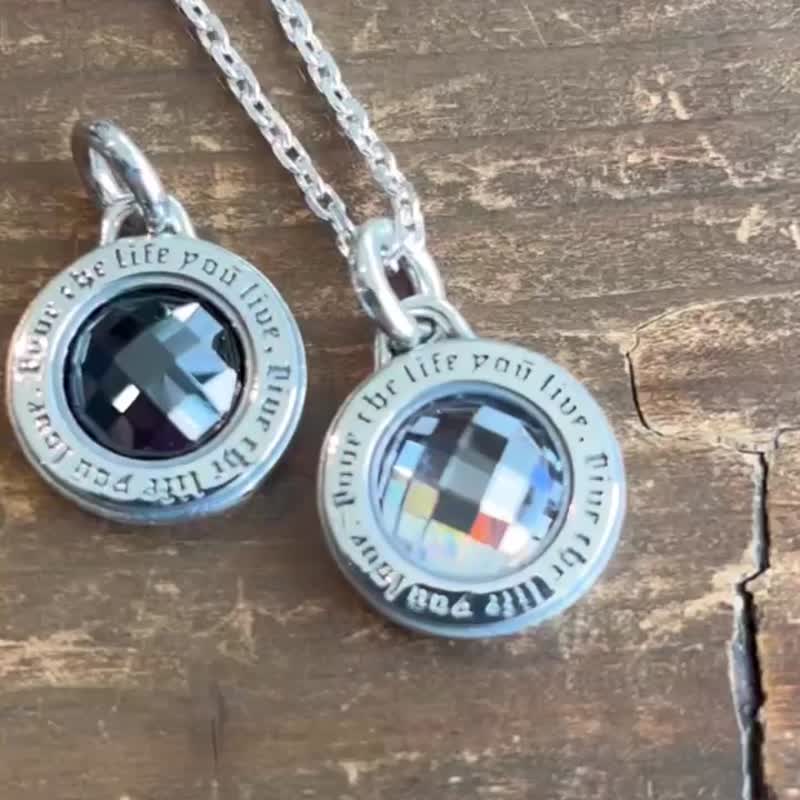 シルバー925/ネックレス/クリア/送料無料/日本製/シルバーアクセサリー/fc300 - 項鍊 - 純銀 銀色