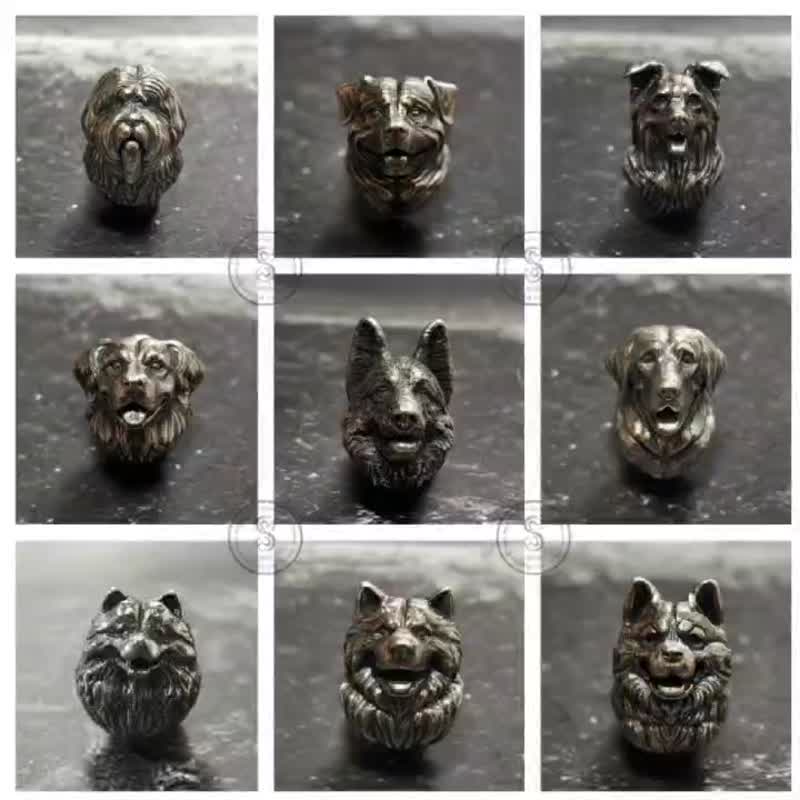 Pet lovers' leader pick. Cute pet series silver dog earrings. Fashionable and ch - Earrings & Clip-ons - Precious Metals Silver