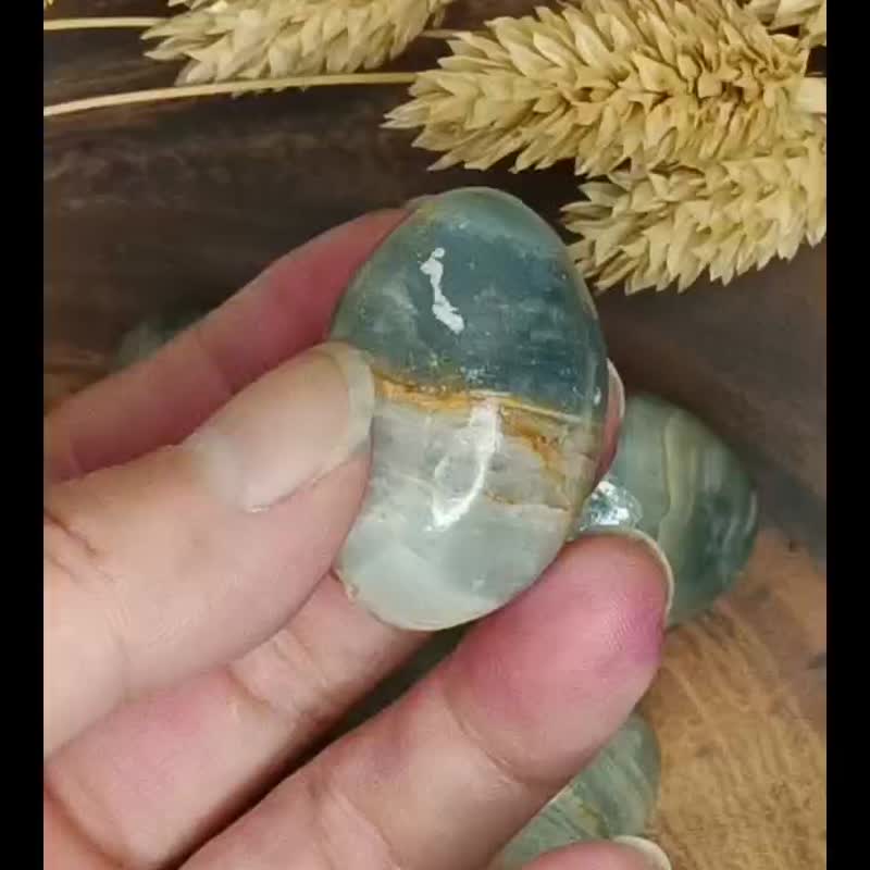 藍安力士Blue Onyx滾石/礦石/水晶/脈輪石/療癒石 - 其他 - 水晶 