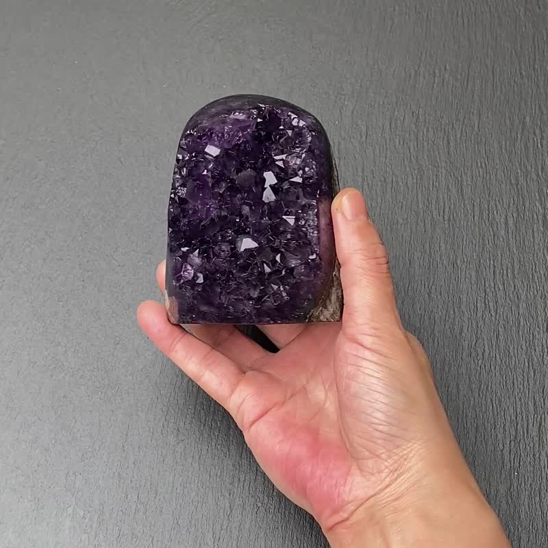 天然原礦頂級帝王紫 紫晶鎮 紫晶簇 紫水晶 開運財運水晶消磁手鍊 - 裝飾/擺設  - 水晶 紫色