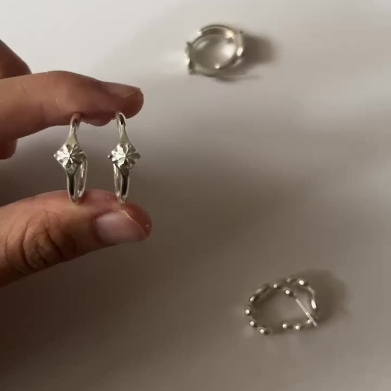 Plant Series Seed Earrings - Earrings & Clip-ons - Sterling Silver Silver