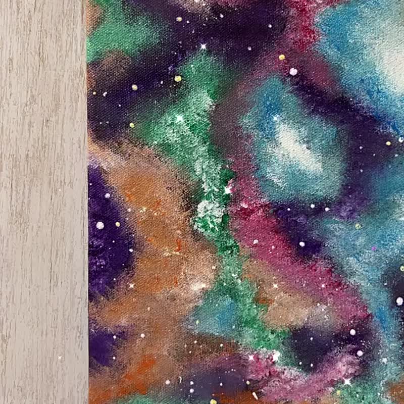 Universe #24 Acrylic Painting Healing Life 25x25 Home Decoration Art Works Hand-painted - Posters - Acrylic 