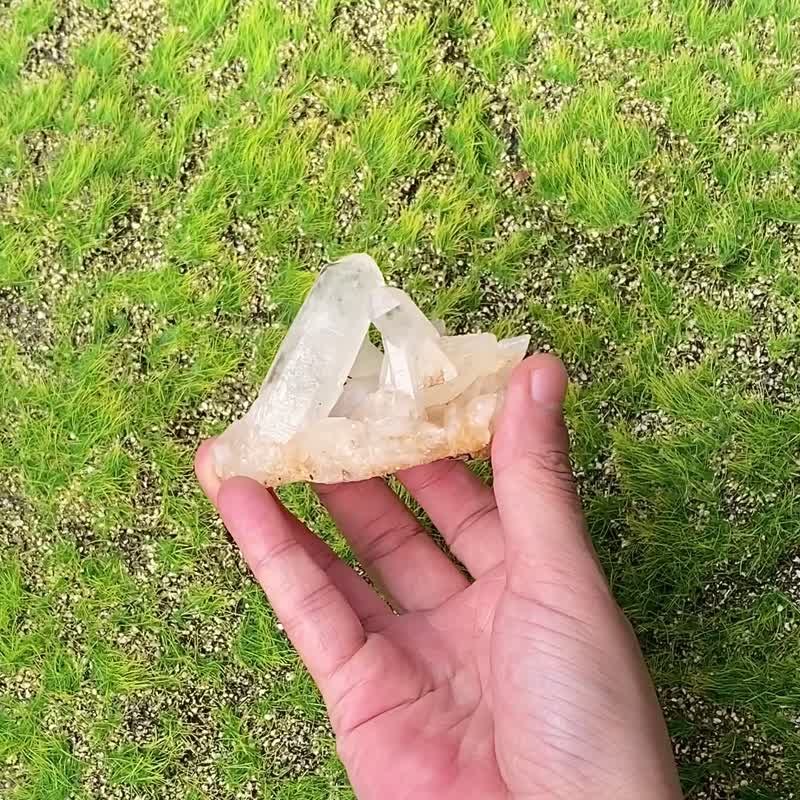 能量水晶-天然原礦能量白水晶簇 開運 可消磁晶石手鍊 快速出貨 - 擺飾/家飾品 - 水晶 白色