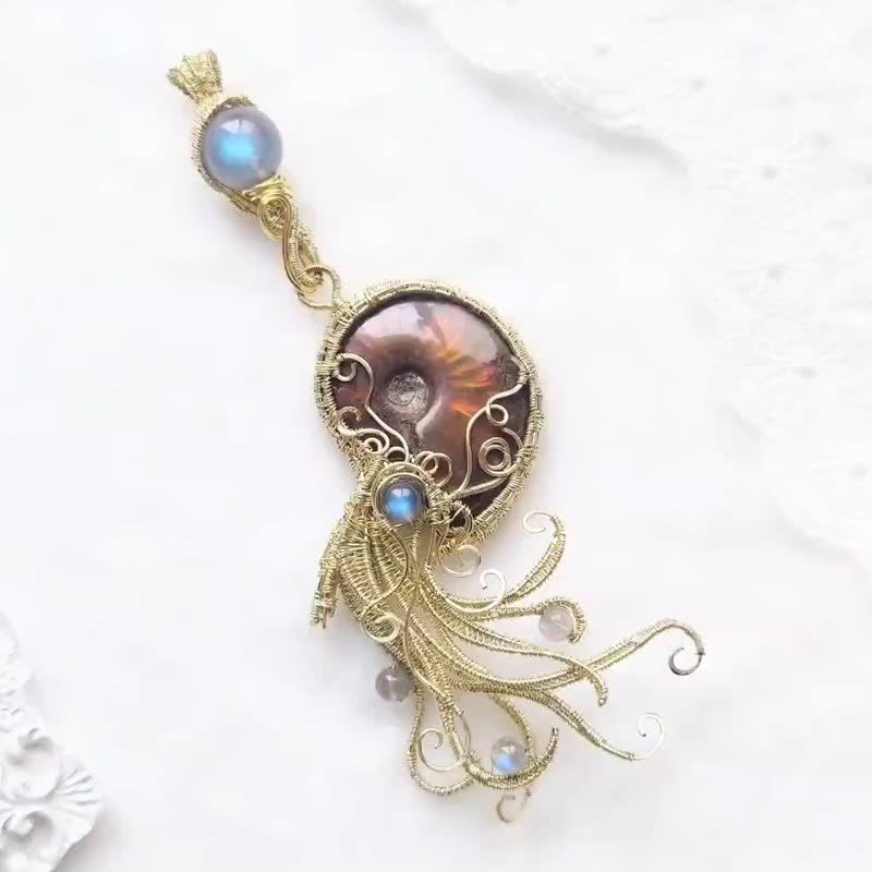 [Remembering the Year] Colorful Stone Design Pendant/Collectibles/Fossils/Good Luck in 2024 - อื่นๆ - เครื่องเพชรพลอย 