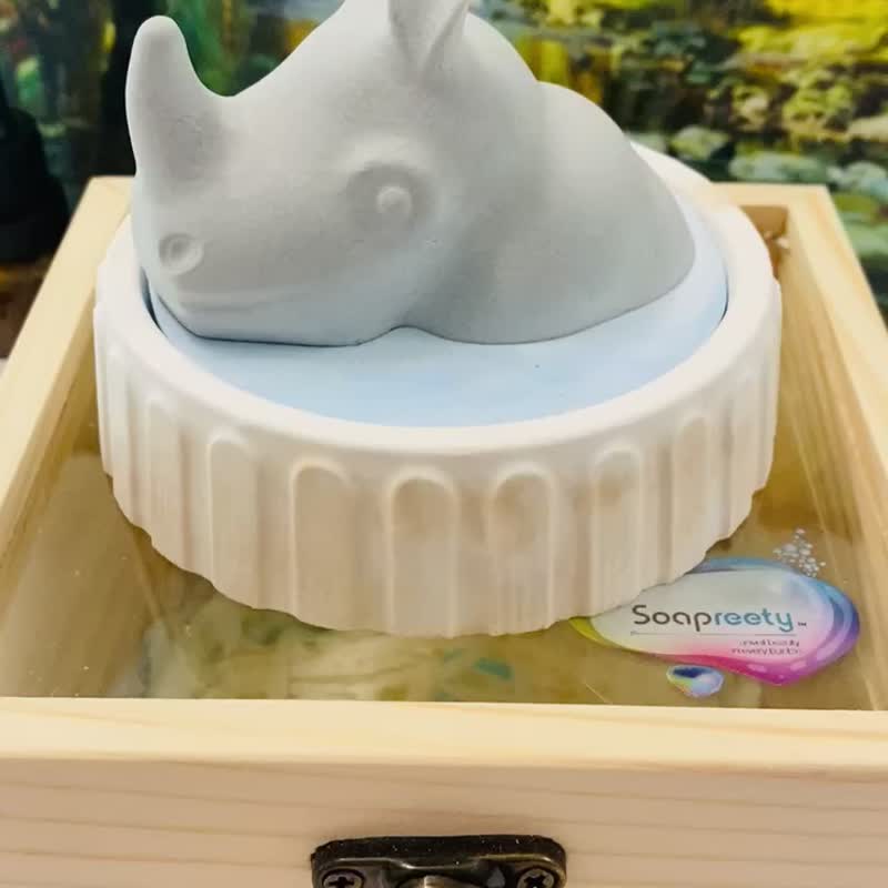 Rhino aroma stone - น้ำหอม - ปูน สีเทา