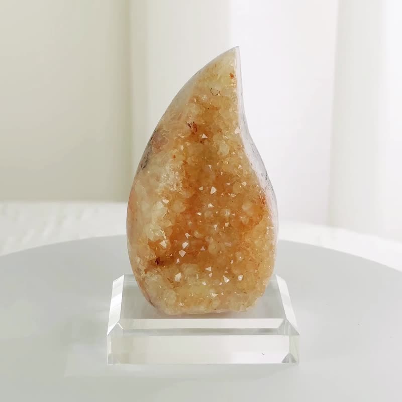 巴西聖火  3120306 【天然黃水晶】 - 擺飾/家飾品 - 水晶 黃色