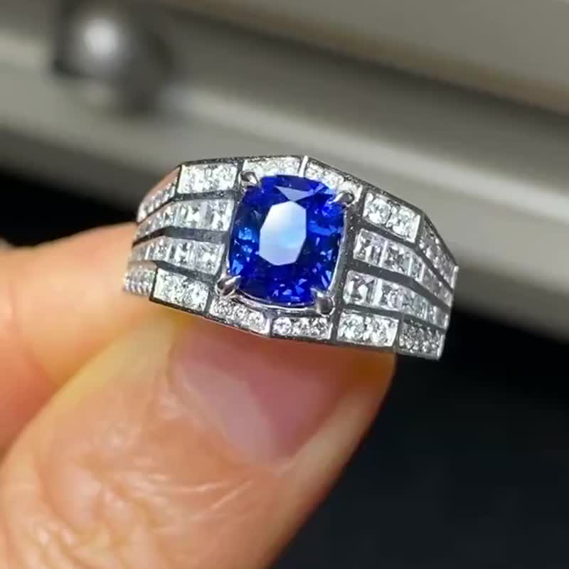 Sapphire ring 2.13 carats - General Rings - Gemstone 