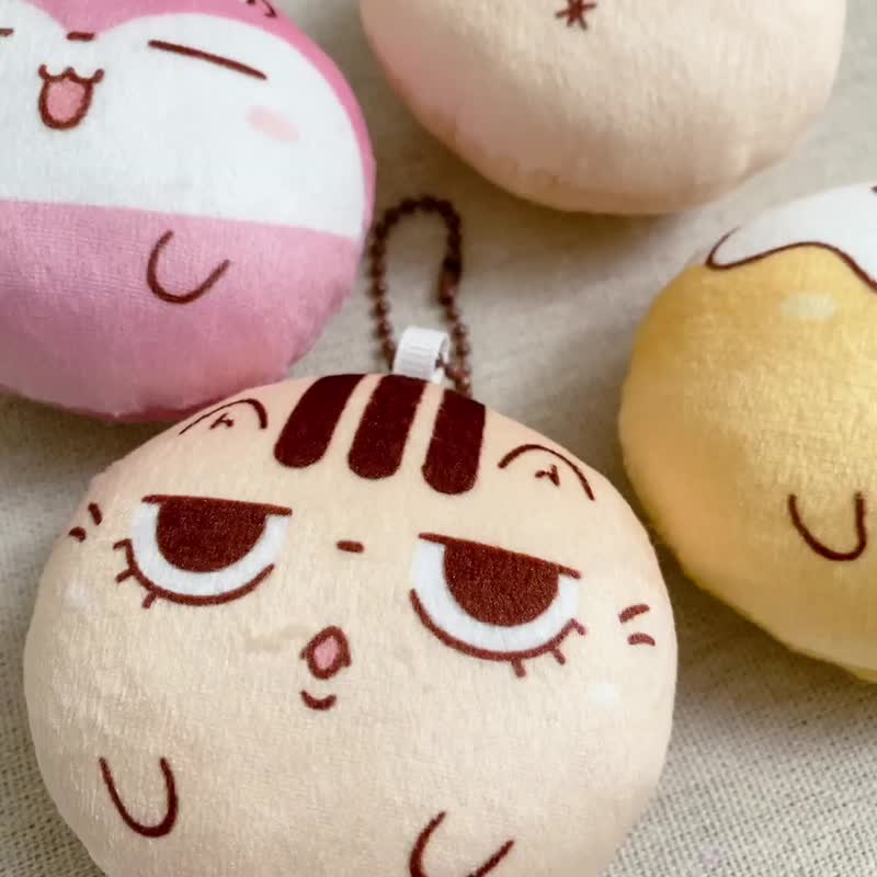 Chi Chiu Stress Relief Dumpling - Doll Charm - 3 types in total - ตุ๊กตา - ผ้าฝ้าย/ผ้าลินิน 