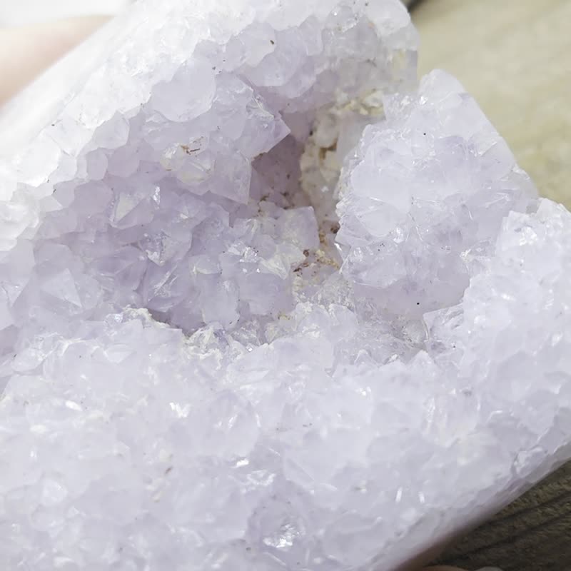 天然紫櫻花瑪瑙原石晶簇擺件 - 擺飾/家飾品 - 水晶 