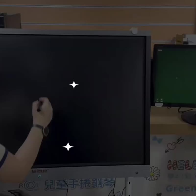 Wicue42吋局部擦電子白板 液晶電子紙 教學白板 連接電腦即時儲存 - 其他 - 塑膠 黑色