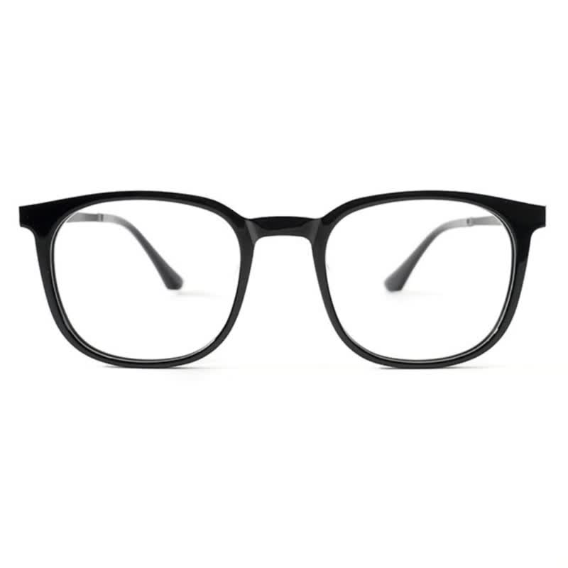 7015 Italian Plate Series - Wellington Box - Glasses & Frames - Eco-Friendly Materials Black