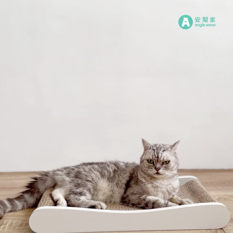 [Angejia] Lalan Cat Bed - Oatmeal Color (Free Natural Wood Polygonum) - อุปกรณ์แมว - กระดาษ สีกากี