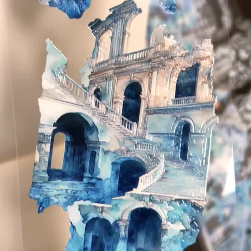 759寧靜空間Serene Space - 膠紙/膠帶/紙膠帶 - 塑膠 多色