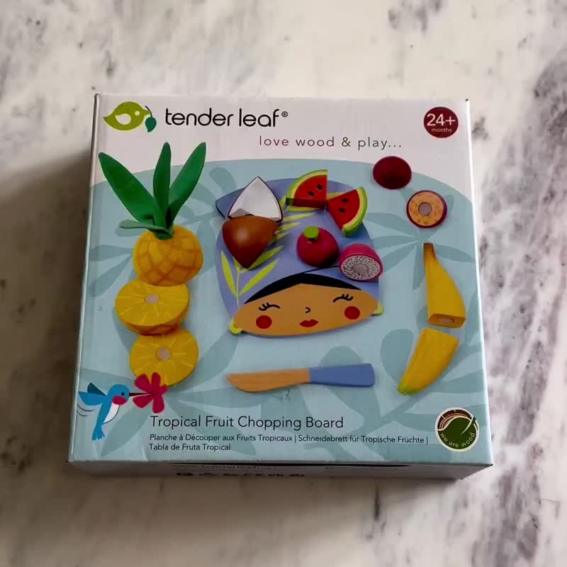 Tropical Fruit Chopping Board - ของเล่นเด็ก - ไม้ 