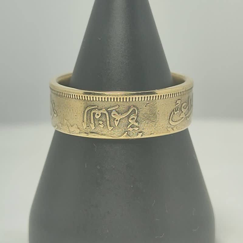 Egypt Ring Woman, Egyptin Coin Ring, Egypt Brass Ring, Ring From Egypt, Man Ring - 戒指 - 其他金屬 