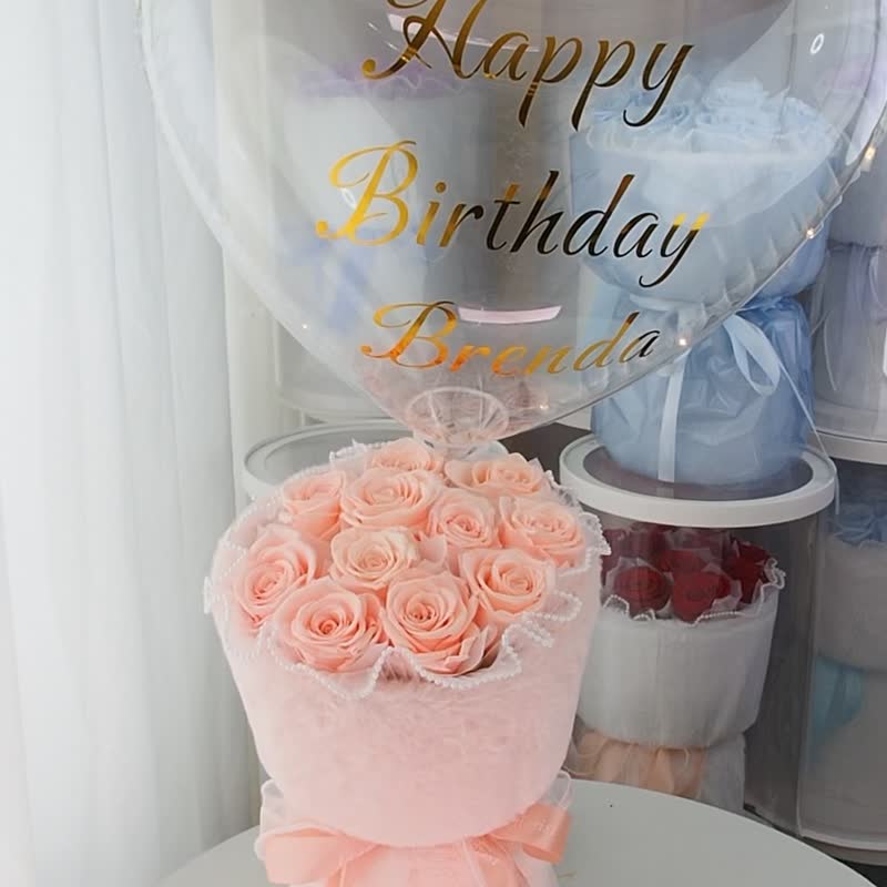 Preserved flower rose bouquet - Dried Flowers & Bouquets - Plants & Flowers Pink