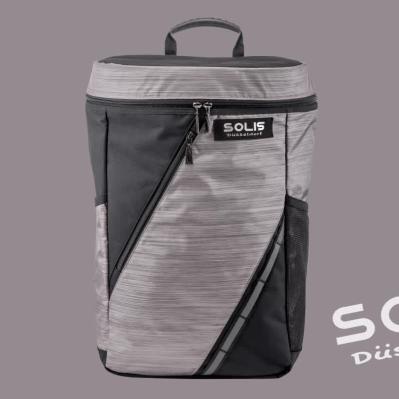 Solis星燦銀系列桶型15吋電腦後背包-璀璨銀 - 後背包/背包/書包 - 聚酯纖維 銀色