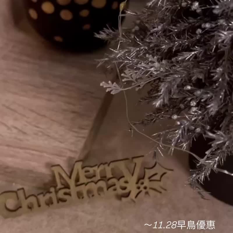 2025聖誕新品-星河聖誕-永生聖誕樹 - 乾燥花/永生花 - 植物．花 多色