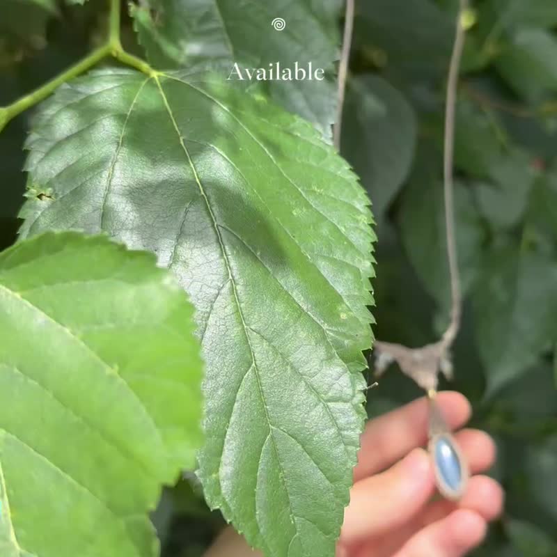 拉長石編織項鍊 - 項鍊 - 寶石 