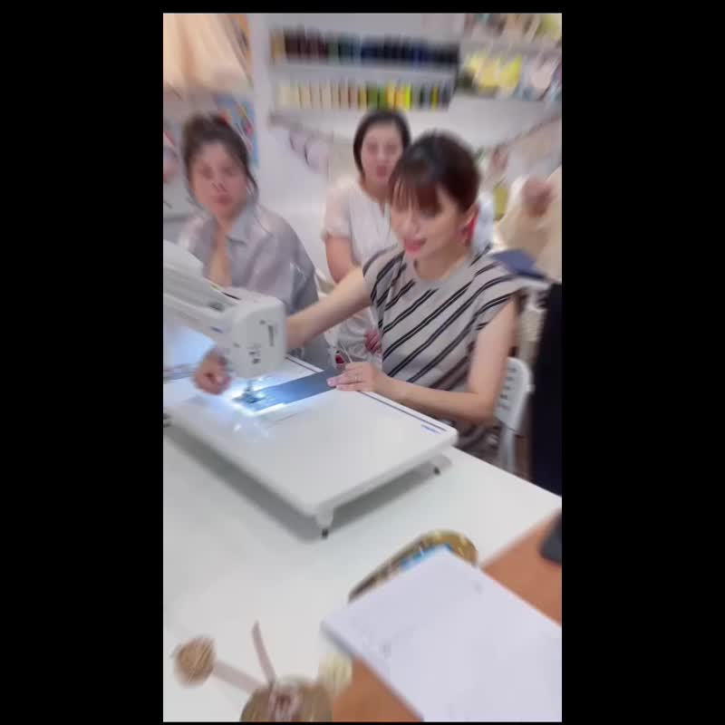 初學OK台北縫紉體驗_雙層/十字扭結髮帶含教學設備材料(現場選布 - 編織/羊毛氈/縫紉 - 棉．麻 