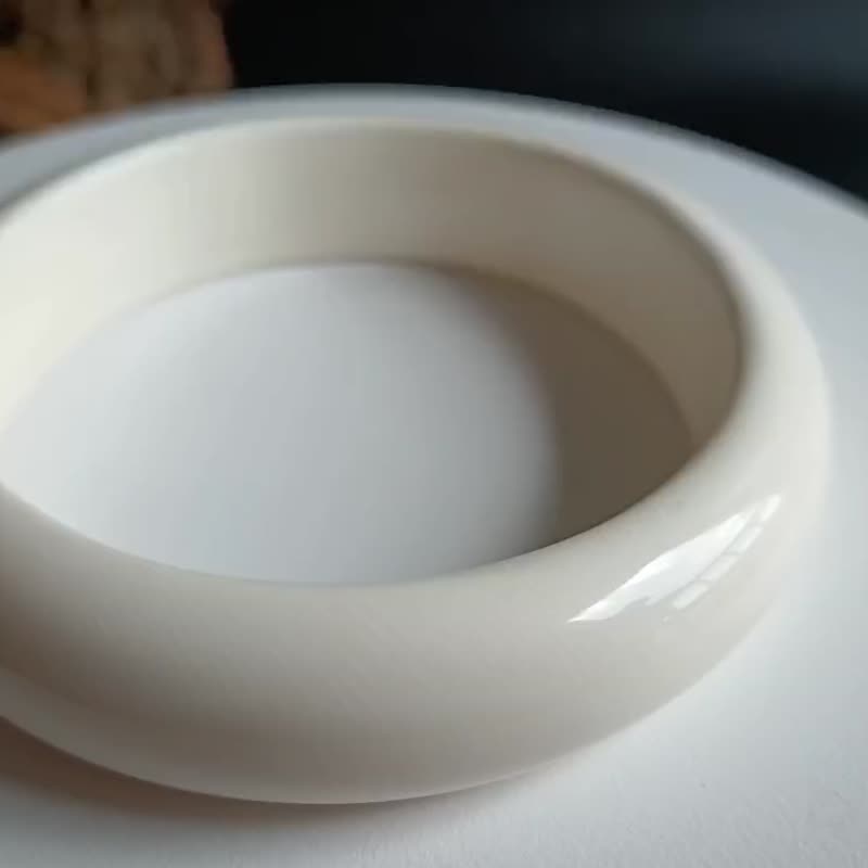 Zang'an】天然マンモス象牙氷素材平和ブレスレット - ショップ zpyc