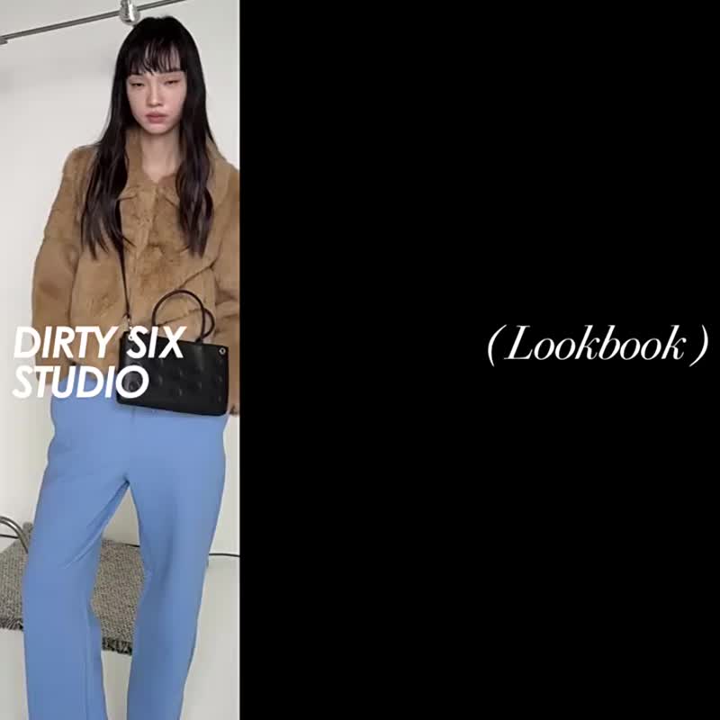 西野紅 Natasha 千禧波點 牛皮小方包 肩背斜背手機包 - 側背包/斜孭袋 - 真皮 紅色