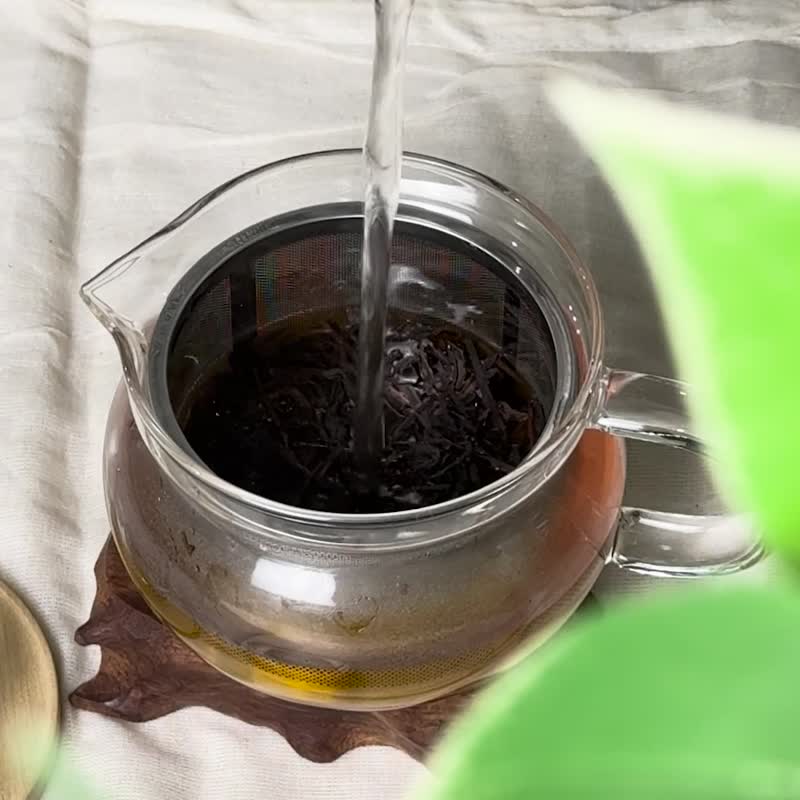 日本西海耐熱玻璃茶壺375ml 貓咪圖案 - 茶壺/茶杯/茶具 - 玻璃 
